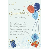Hallmark Grandson Birthday Card For a Lovely Grandson On Your Birthday Pack of 3 40054311