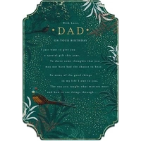 Hallmark Father's Birthday Card With Love Dad On Your Birthday Pack of 3 40054318