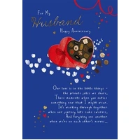 Hallmark Husband Anniversary Card For My Husband Happy Anniversary Pack of 3 40054324