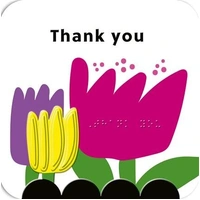 Hallmark x Guide Dogs Braille Greeting Card Thank You Pack of 6 40055764