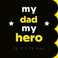 Hallmark x Guide Dogs Braille Birthday Card For Dad My Hero! Pack of 6 40055767
