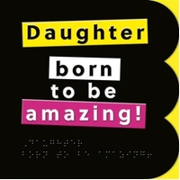 Hallmark x Guide Dogs Braille Birthday Card Daughter Born To Be Amazing! Pack of 6 40055772