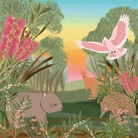 Hallmark x Christie Williams Gallery Blank Greeting Card Bushland Pack of 6 40055793