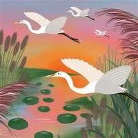 Hallmark x Christie Williams Gallery Blank Greeting Card Wetland Pack of 6 40055794