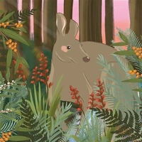 Hallmark x Christie Williams Gallery Blank Greeting Card Forest Pack of 6 40055795