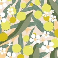 Hallmark x Christie Williams Gallery Blank Greeting Card Whimsical Wattle Pack of 6 40055801