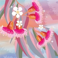 Hallmark x Christie Williams Gallery Blank Greeting Card Hyper Eucalyptus Pack of 6 40055805