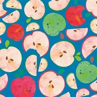 Hallmark x Kasey Rainbow Gallery Blank Greeting Card An Apple A Day Pack of 6 40055808