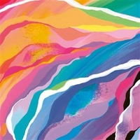 Hallmark x Kasey Rainbow Gallery Blank Greeting Card Live Bright Pack of 6 40055811