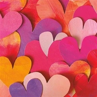 Hallmark x Kasey Rainbow Gallery Blank Greeting Card A Lotta Love Pack of 6 40055812