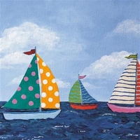 Hallmark x Kayla Henley Gallery Blank Greeting Card A Day On The Water Pack of 6 40055814