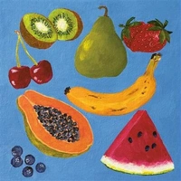 Hallmark x Kayla Henley Gallery Blank Greeting Card Fruit Salad Pack of 6 40055817