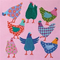 Hallmark x Kayla Henley Gallery Blank Greeting Card Gather The Girls Pack of 6 40055818