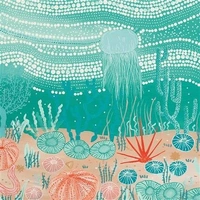 Hallmark x Emma Stenhouse Gallery Blank Greeting Card Ocean Grove Pack of 6 40055829