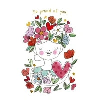 Hallmark x Love, Meredith Greeting Card So Proud Pack of 6 40056574