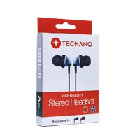 Techano High Quality Stereo Headset Black 402