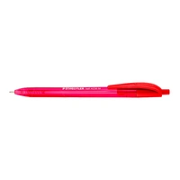Staedtler Stick 4230 Retractable Triangular Ballpoint Pen Medium - Red 4230-M-2