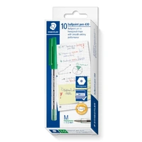 Staedtler Ballpoint Pen Stick 430 Medium - Green 430MA-5