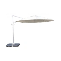 Deluxe Octagonal Cantilever 3500mm Grey Spuncrylic 54974