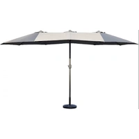 Twin Canopy 2700 x 4600mm Single Pole Umbrella 54979