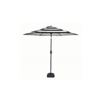 Porch Hexagonal 2700mm Black White Stripe 59377