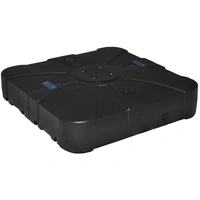 Large Water Tank Base with Wheels Black 59379