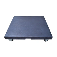 Granite Base with Wheels 100kg Black 59381