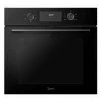 Midea 60cm Built In Oven 5 Function Digital Timer Black Glass 65M90D2-E11009H