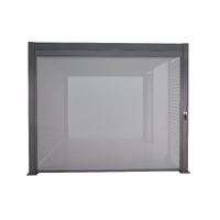 Solaire 4m Anti Wind Screen Charcoal 69118