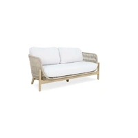 Talara Double Light Team Lounge with Linen Beige Cushions 76967