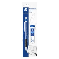 Staedtler Mars Micro Mechanical Pencil - 0.7mm plus Tube of 12 HB leads, Card 1 7757BK25DA