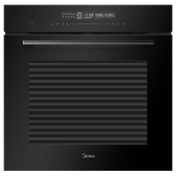 Midea 60cm Built In Oven 12 Function Touch Control Steam Clean Black Glass 7NM30T0-E110000