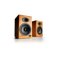 Audioengine A5 Wireless Speaker Desktop Monitor Speakers pair Solid Bamboo