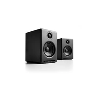 Audioengine A2 Wireless Bookshelf Monitor Speakers System Satin Black
