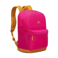 Rivacase 5561 Pink Lite Urban 24L Laptop Backpack Waterproof School Back Pack