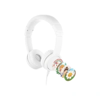 BuddyPhones Explore Plus Foldable with Mic White