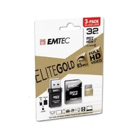 Emtec Micro SD 32GB C10 USB 2.0 Card Reader Bundle AUS