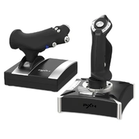 PXN-2119PRO Black Wired Flight Stick PC Consoles Joystick Controller for Flight Simulation Games