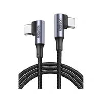 UGREEN 90 Degree Angle USB-C to 90 Degree Angle USB-C Braided Cable 1m