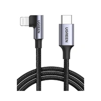 UGREEN MFi 90° USB-C to Lightning Cable Fast Charge 3A Max 1m