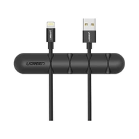 UGreen 4-Slot Cable Organizer 2-Pack Black