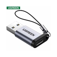 UGreen USB 3.0 to USB-C Adapter M F 5Gbps Data Transfer 3A Charging Gray