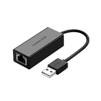 UGreen USB 2.0 to 100Mbps Ethernet Adapter 10cm Black