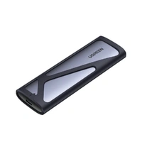 UGreen 10Gbps M.2 SATA NVMe SSD Enclosure USB 3.2 Gen 2 Tool-Free Black