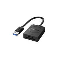 UGreen 2-In-1 USB 3.0 A Card Reader Black