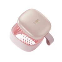Laifen Cushion Comb Brush Pink with Air Cushion Technology for Gentle Scalp Massage and Detangling