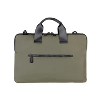 Tucano Gommo Laptop Sleeve 15.6 and MacBook Pro 16 Military Green Water Repellent Slim with Pocket