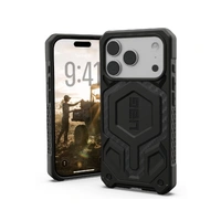 UAG Monarch Pro Carbon Fibre MagSafe Case for iPhone 17 Pro Rugged Protective Cover Black