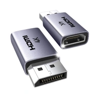 UGREEN DisplayPort to HDMI 4K Adapter 2 Pack Aluminium Housing Plug and Play Black