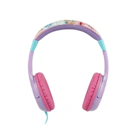 Disney Princess Auxiliary Headphones with Volume Limit, Padded Earcups, Adjustable Headband, Plug & Play